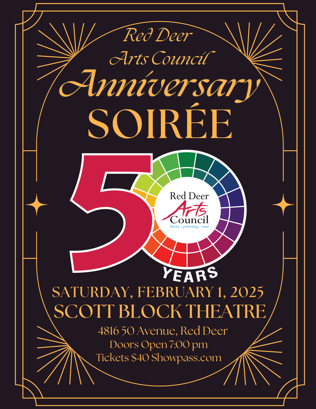 Live Jazz at the Red Deer Arts Council 50th Anniversary Soirée with the Andrew Ludtke&nbsp;Quartet